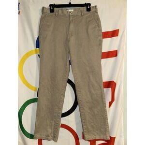Peter Millar Khaki Pants Mens 32x30 Beige Casual Golf Cotton